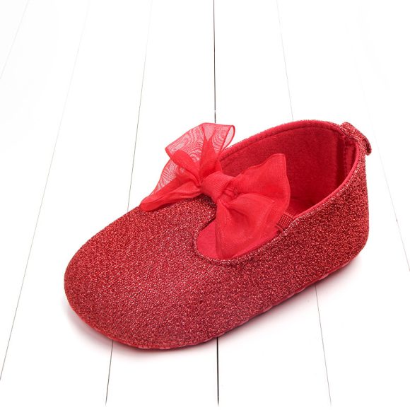 Shiny Ribbon Bow Female Baby Shoes Baby Shoes Toddler Shoes - Image 5