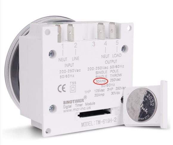 TM-619H-2 30A 230V AC 7 Days Weekly Programmable Time - Image 3