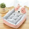 Large Pet Cat Dog Bed 7Colors Warm Cozy Dog House Soft Fleece Nest Dog Baskets - Image 2