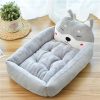 Large Pet Cat Dog Bed 7Colors Warm Cozy Dog House Soft Fleece Nest Dog Baskets - Image 7