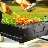 Barbecue Large Outdoor Barbecue Portable Charcoal Grill BBQ Barbecue Folding Barbecue Grill - Image 3