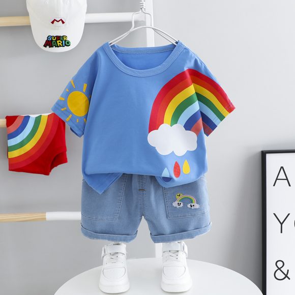 Baby Handsome Trendy Little Boy Summer Clothes - Image 5