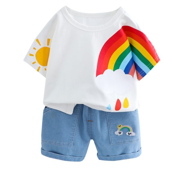 Baby Handsome Trendy Little Boy Summer Clothes - Image 2