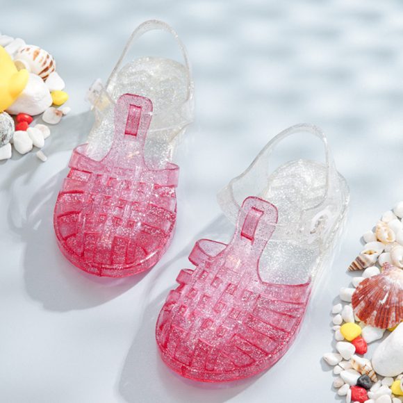 New Summer Children's Princess Children's Soft-Soled Baby Baotou Princess Shoes - Image 2