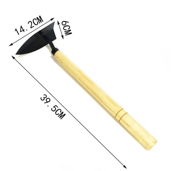 Short Wooden Handle Steel Carbon Garden Tool - Image 4