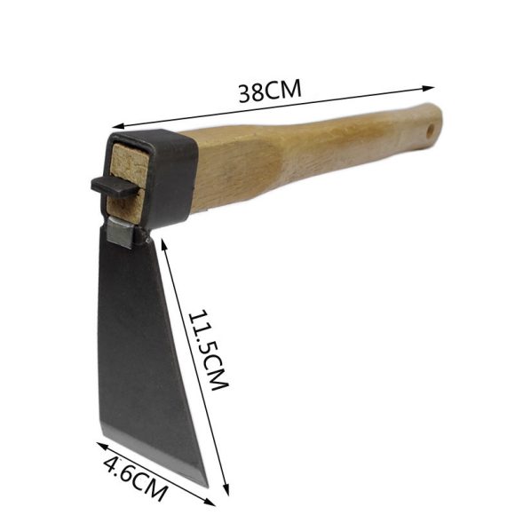 Short Wooden Handle Steel Carbon Garden Tool - Image 2