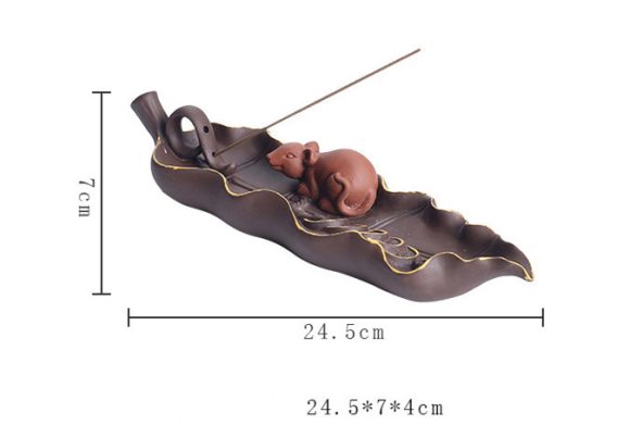 Creative Ceramic Incense Stick Incense Holder Lying Incense Burner - Image 2