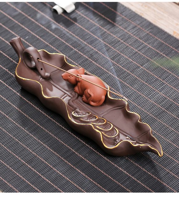 Creative Ceramic Incense Stick Incense Holder Lying Incense Burner - Image 7