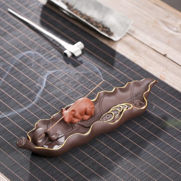 Creative Ceramic Incense Stick Incense Holder Lying Incense Burner - Image 4