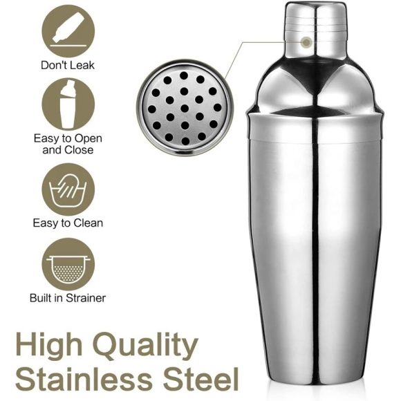 Cross-Border Factory-Selling Stainless Steel Cocktail Shaker Wine Set - Image 2