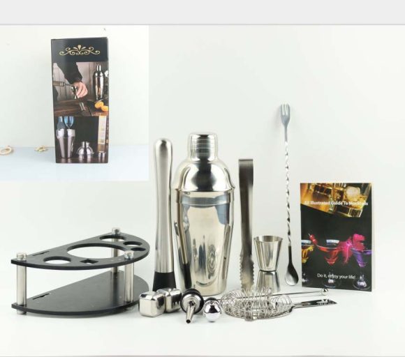 Cross-Border Factory-Selling Stainless Steel Cocktail Shaker Wine Set - Image 5