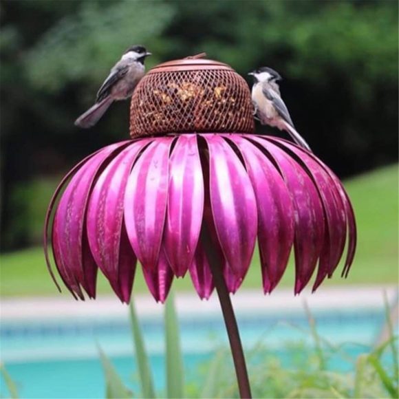 Garden Petal Shape Bird Feeder - Image 6