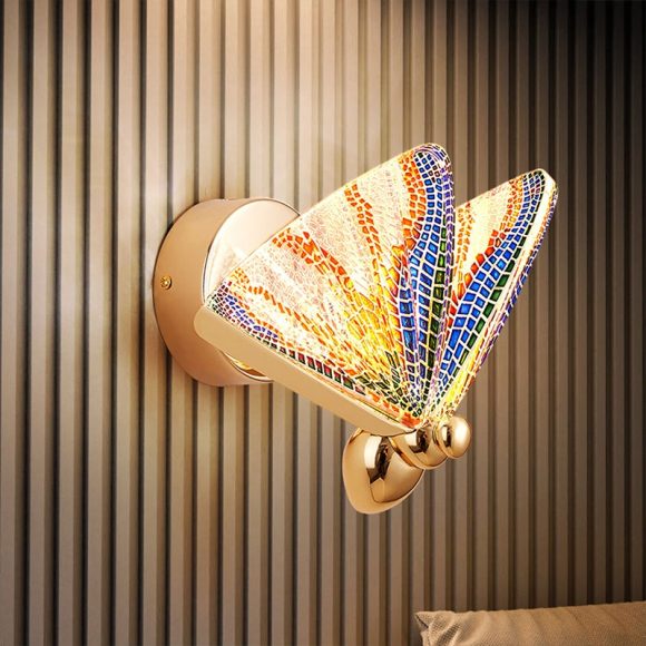 Wall Lamp Modern Minimalist Creative Art Butterfly - Image 2