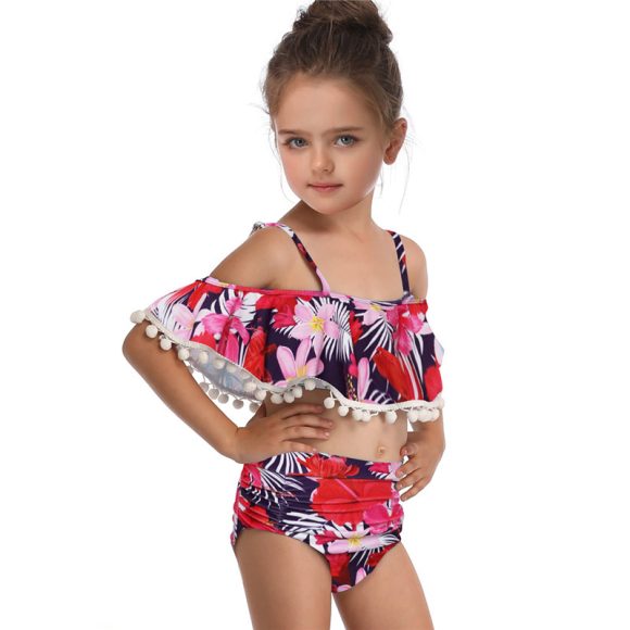 New Amazon Children'S Swimwear European And American Girls' Swimwear Manufacturers Spot Wholesale - Image 4