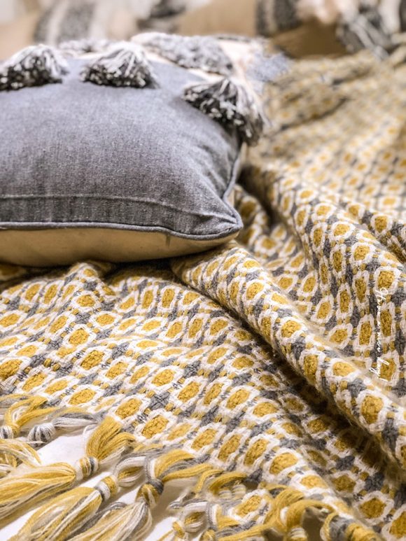 Sofa Blanket Cover Blanket Knitted Tassel Single Nap Blanket Batch Blanket - Image 6