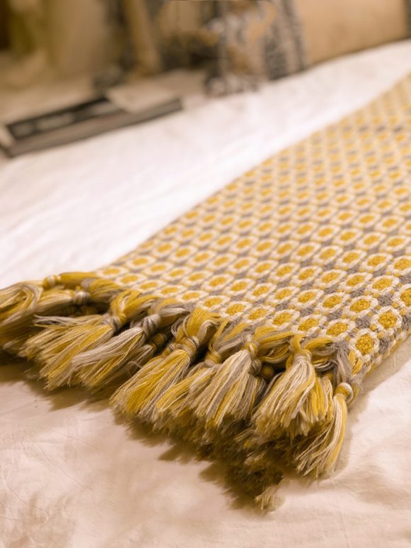Sofa Blanket Cover Blanket Knitted Tassel Single Nap Blanket Batch Blanket - Image 5