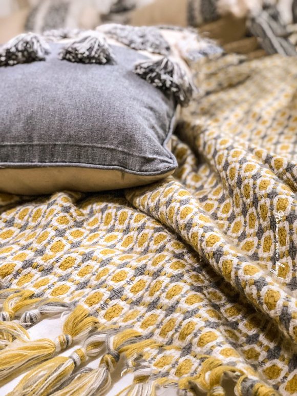 Sofa Blanket Cover Blanket Knitted Tassel Single Nap Blanket Batch Blanket - Image 2