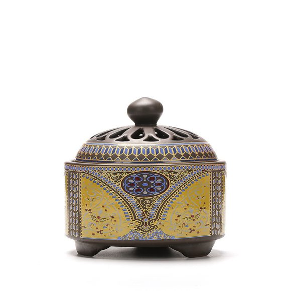 Ceramic Cloisonne Incense Burner, Backward Incense Burner, Incense Channel Enamel - Image 9