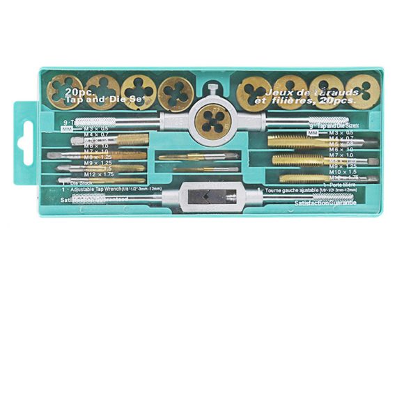 Tap And Die Set Hand Tap Hardware Tool Wrench Wrench Metric Tap Set - Image 3