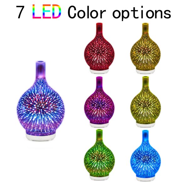 5V Glass Colorful Vase Humidifier - Image 2