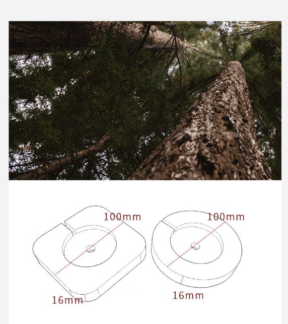 Magnetic Wireless Charger Solid Wood Bracket Base - Image 5