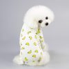 Pet Four-Legged Cotton Home Clothes Dog Pajamas Casual Cartoon Fruit Pattern