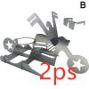 Chicken Stand Beer Funny American Motorcycle BBQ Steel Rack Tools Funny Roast Chicken Rack Grilling Roast Rack - Image 2