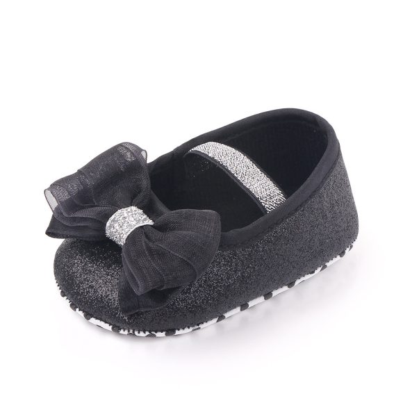 Newborn Princess Shoes Baby Shoes Soft Soled Baby Shoes Bow Princess Shoes Single Shoes - Image 2