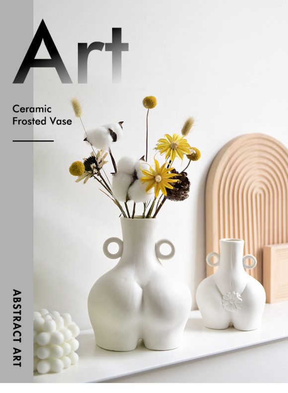 Body Art Vase Home Decoration Living Room Flower Arrangement - Image 8