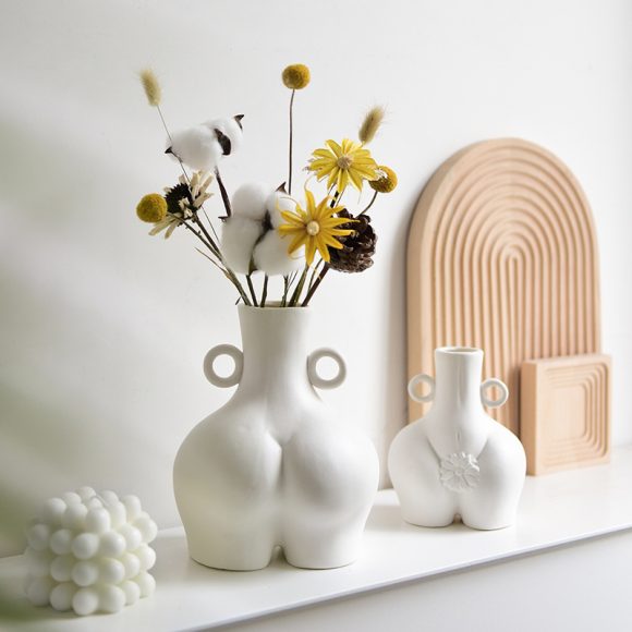 Body Art Vase Home Decoration Living Room Flower Arrangement - Image 7