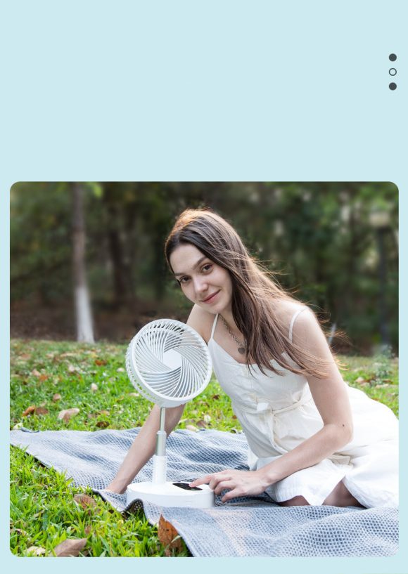 USB Charging Fan Portable Retractable Mini Fan - Image 8