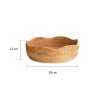 Storage Basket Hand-Woven Basket Bamboo Woven Bamboo Basket Bamboo Basket - Image 4