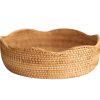 Storage Basket Hand-Woven Basket Bamboo Woven Bamboo Basket Bamboo Basket - Image 3
