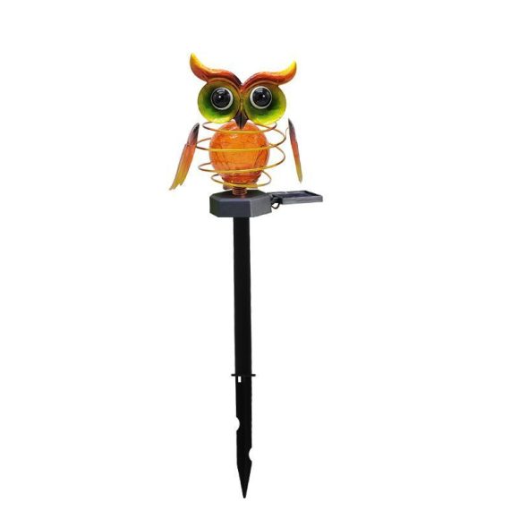 Solar Owl Lawn Lamp Outdoor Waterproof LED Garden Pathway Lighting Night Light Energy Saving Landscape Decor - Image 5