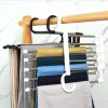 Household Multifunctional Stainless Steel Hanger, Two Hanging Pants Rack - Image 5