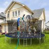 Summer Garden Children's Trampoline Sprinkler Outdoor Trampoline Sprinkler Rotating Sprinkler Gardening New Toys - Image 2