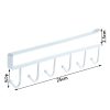 Wrought Iron Cabinet Storage Rack Free Punching Multi-function Row Hook - Image 3