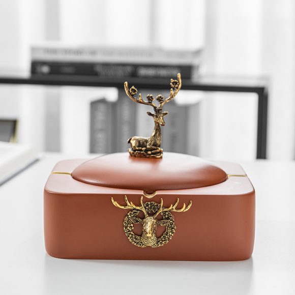 Ashtray With Lid Anti-fly Ash Ashtray Ornament Pendulum