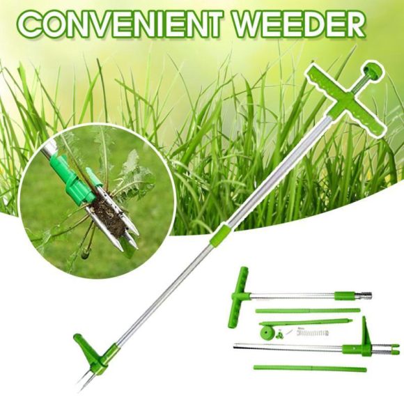 Long Handle Weed Puller Multifunctional Garden Weeding Tool - Image 2