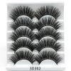 Mink False Eyelashes 3D False Eyelashes Five Pairs Of Soft Cotton Stalk Eyelashes - Image 8