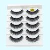 Mink False Eyelashes 3D False Eyelashes Five Pairs Of Soft Cotton Stalk Eyelashes - Image 4