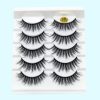 Mink False Eyelashes 3D False Eyelashes Five Pairs Of Soft Cotton Stalk Eyelashes - Image 6