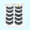 Mink False Eyelashes 3D False Eyelashes Five Pairs Of Soft Cotton Stalk Eyelashes - Image 7