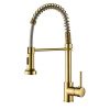 Matte Black Kitchen Faucet Deck Mounted Mixer Tap - Image 5