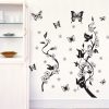 Fashion PVC Wall Sticker Butterfly Flower Third Generation Wall Sticker - Image 2