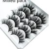 Mink False Eyelashes 3D False Eyelashes Five Pairs Of Soft Cotton Stalk Eyelashes - Image 3