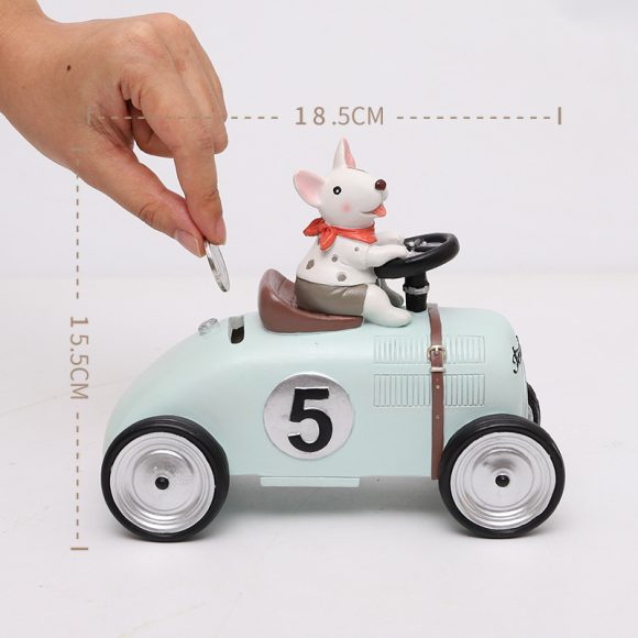 Creative Car Piggy Bank Vintage Car Party Decorations - Image 5