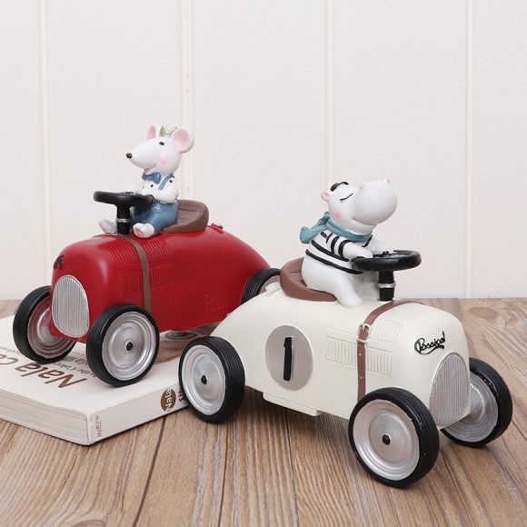 Creative Car Piggy Bank Vintage Car Party Decorations - Image 8
