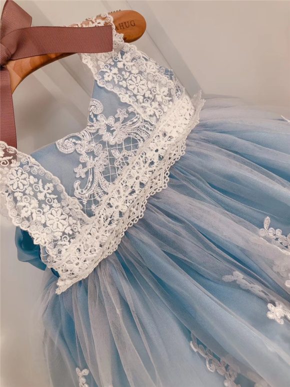 Baby Girl Princess Dress Birthday Dress - Image 4