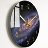 Luxury Silent Wall Clock Living Room Glass Clocks Wall - Image 9